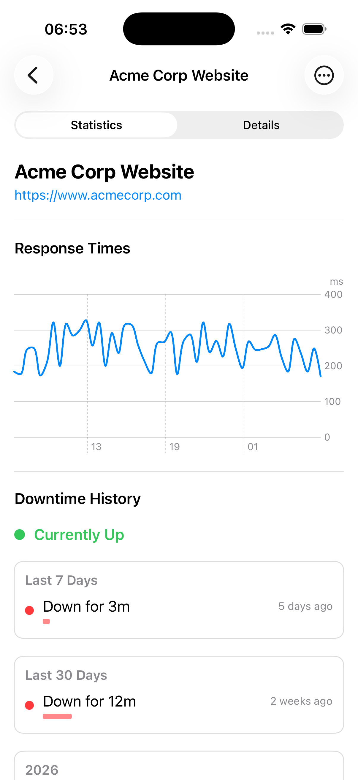 CakeWatch iOS screenshot 2